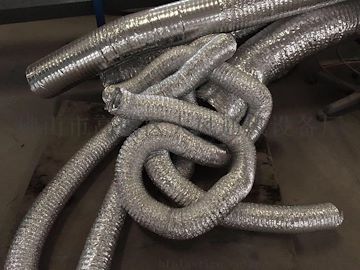 铝箔单管PVC金属复合风管油烟管道通风排风风管空调伸缩管