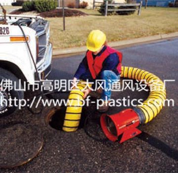 供应大风牌清理下水道专用手提风机及伸缩风管