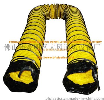 大风牌BFG230mm伸缩通风管、阻燃通风管、耐磨通风管